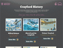 Tablet Screenshot of crayfordhistory.co.uk